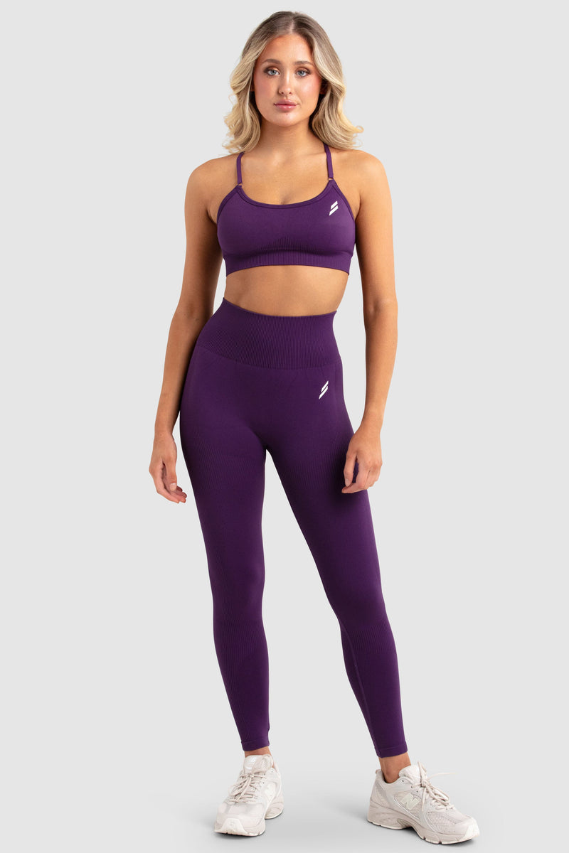 Impact Seamless Leggings - Plum – DOYOUEVEN