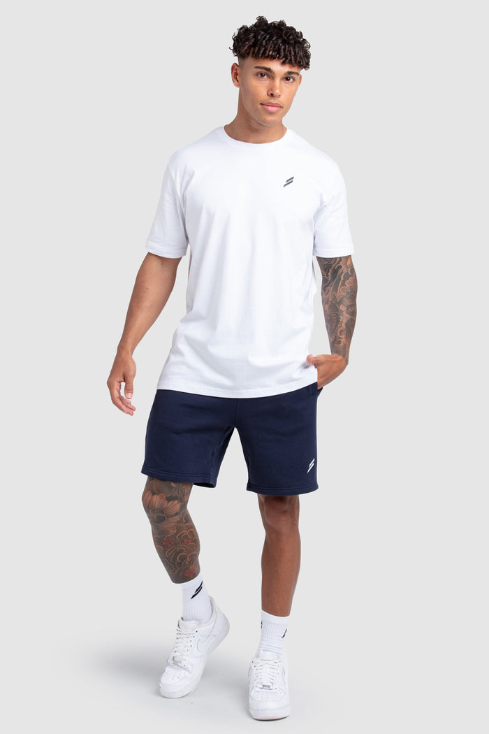Men's Essential Cotton Shorts - Navy
