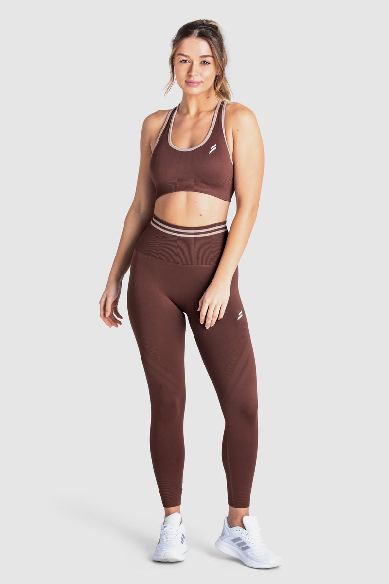 DYE Scrunch Seamless Leggings - Chocolate Brown – DOYOUEVEN