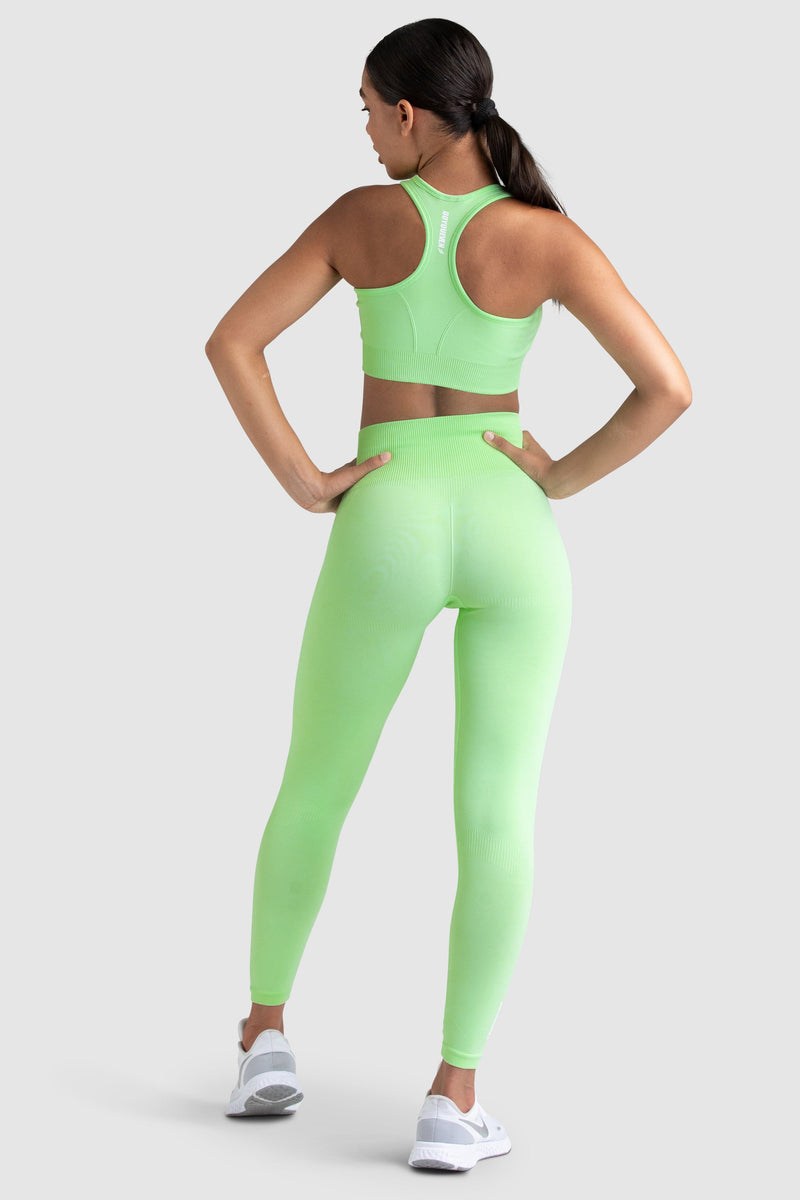 Textured Lime Green Legging