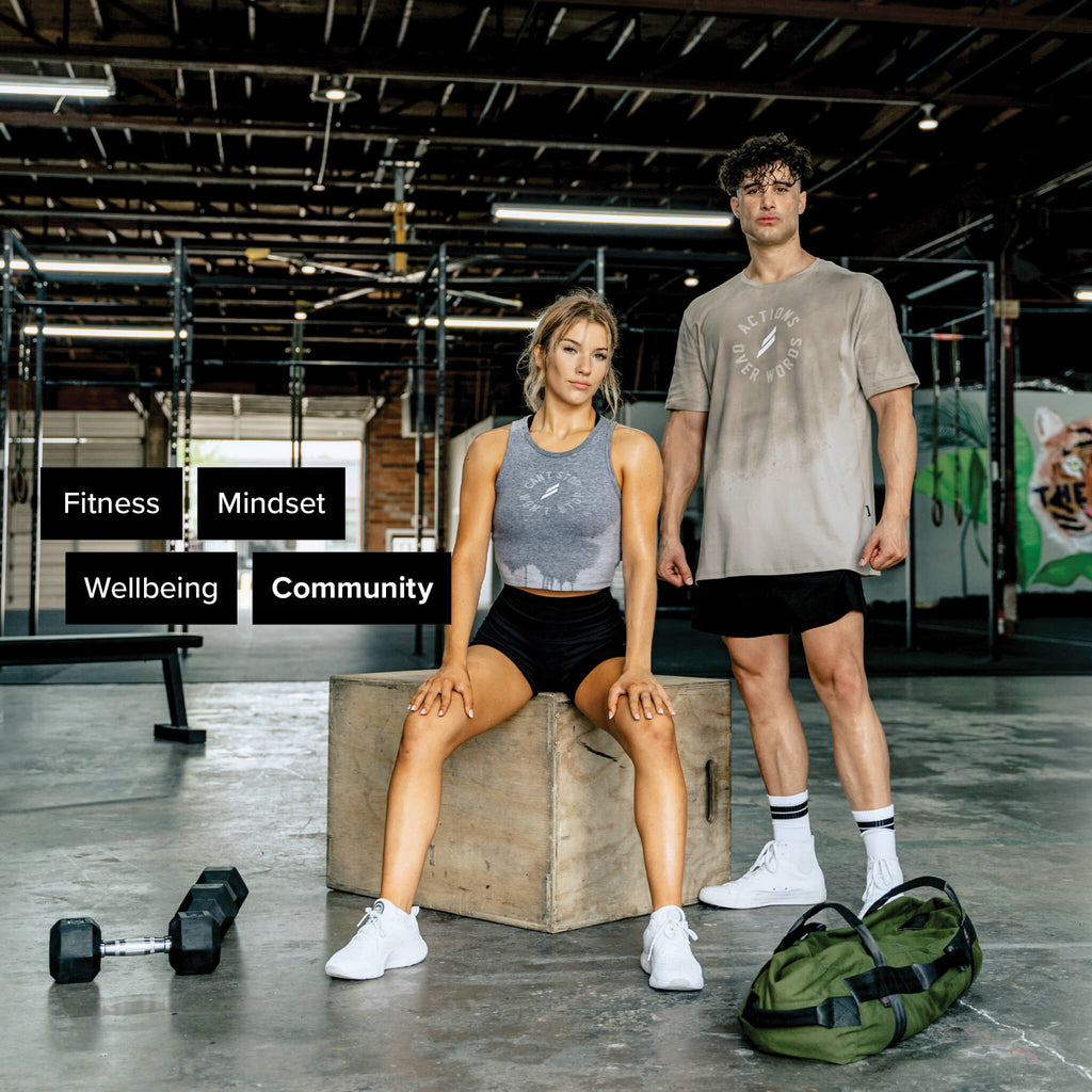 Athletic Man and Woman in Doyoueven Clothing - Doyoueven Army Facebook Group - Fitness, Mindset, Wellbeing, Community