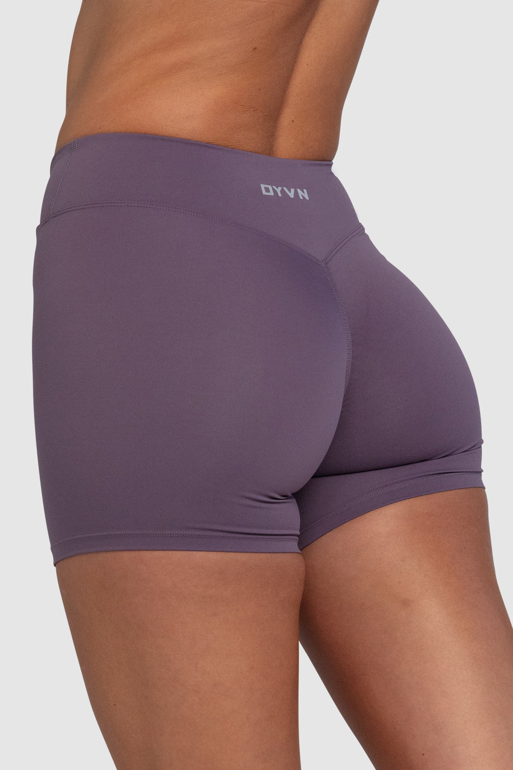 Aura Invisible Scrunch Shorts - Deep Purple