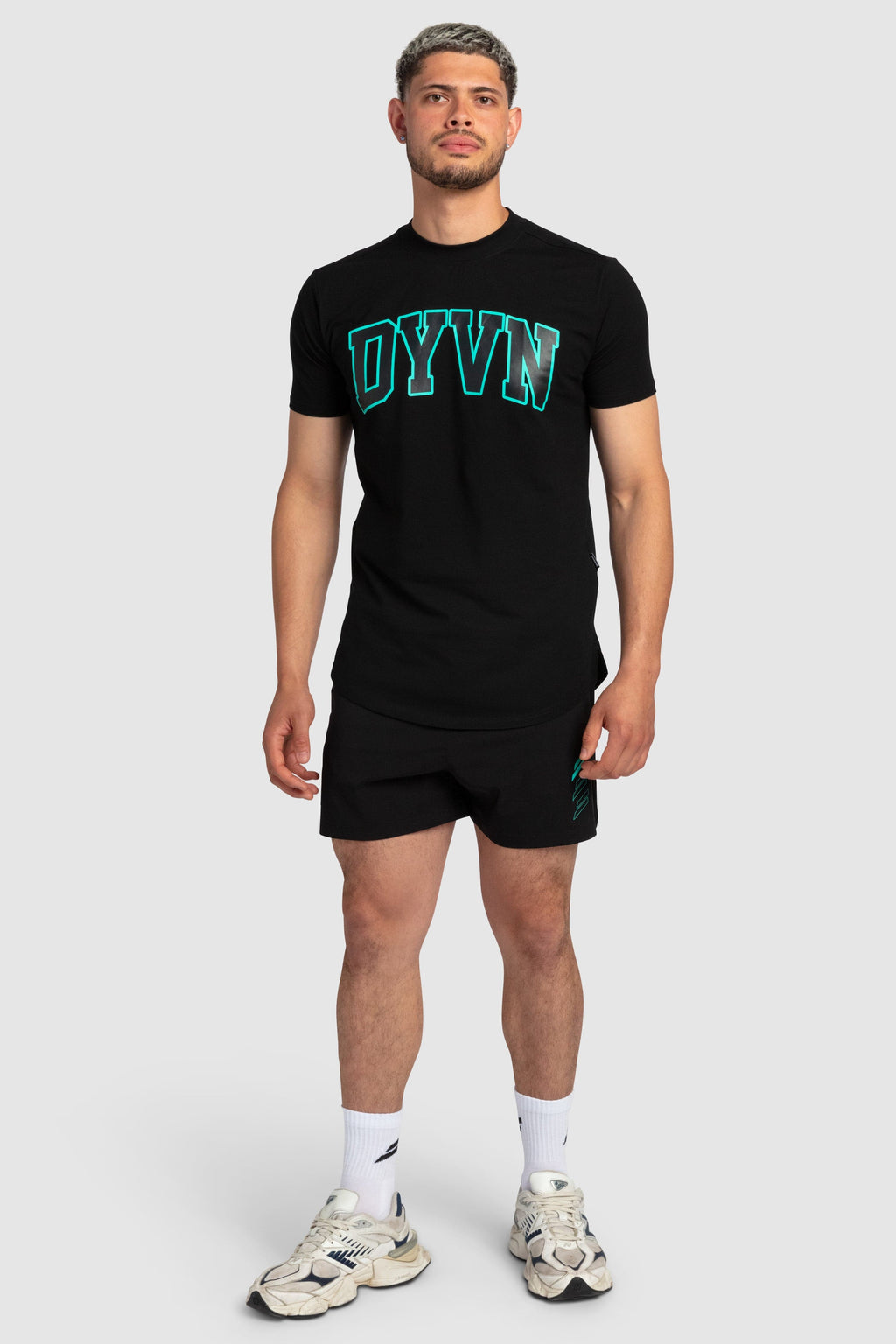 DYVN College Drop Tee - Black