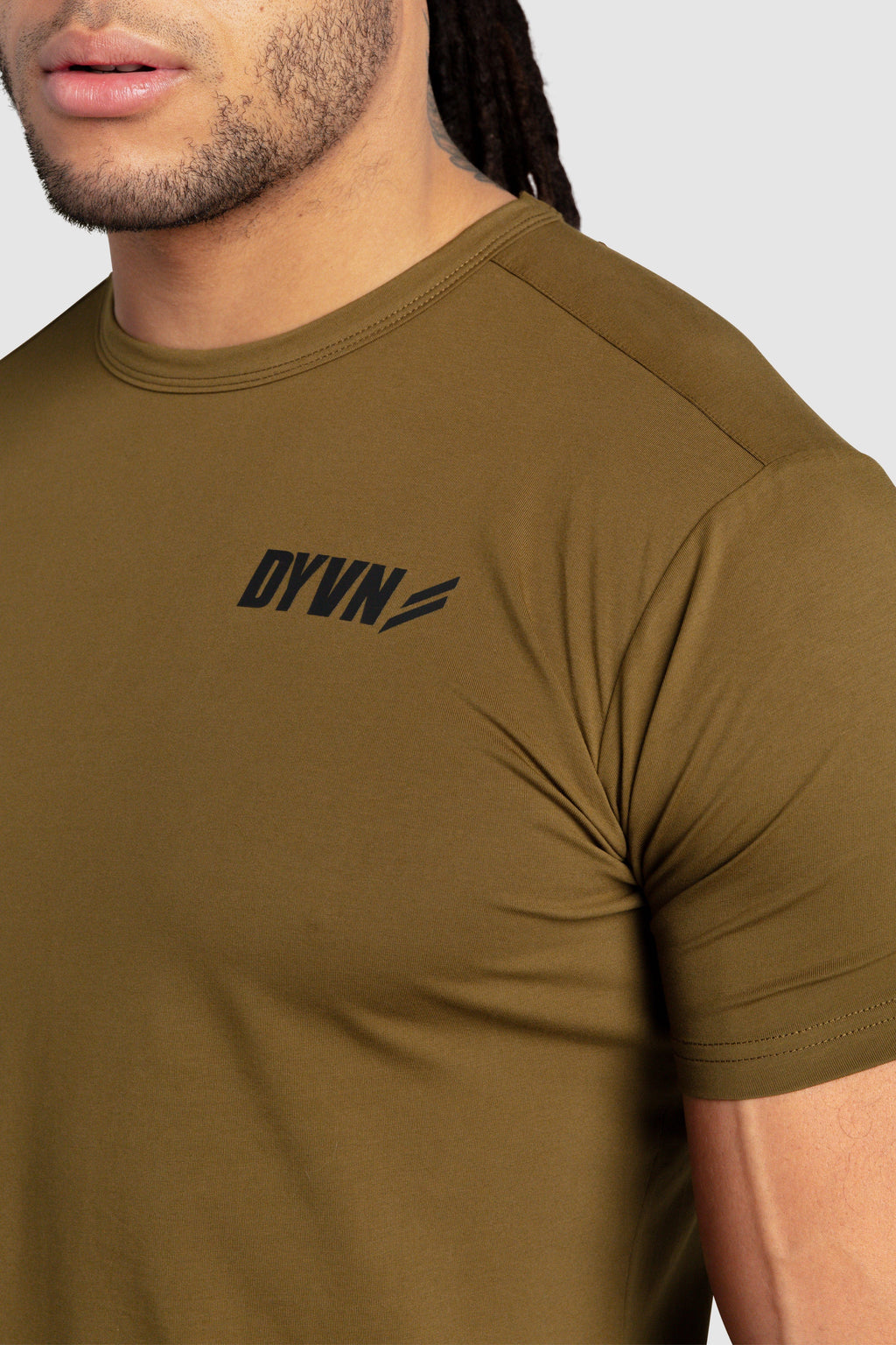 DYVN Drop Tee 'Minimal' - Military Olive