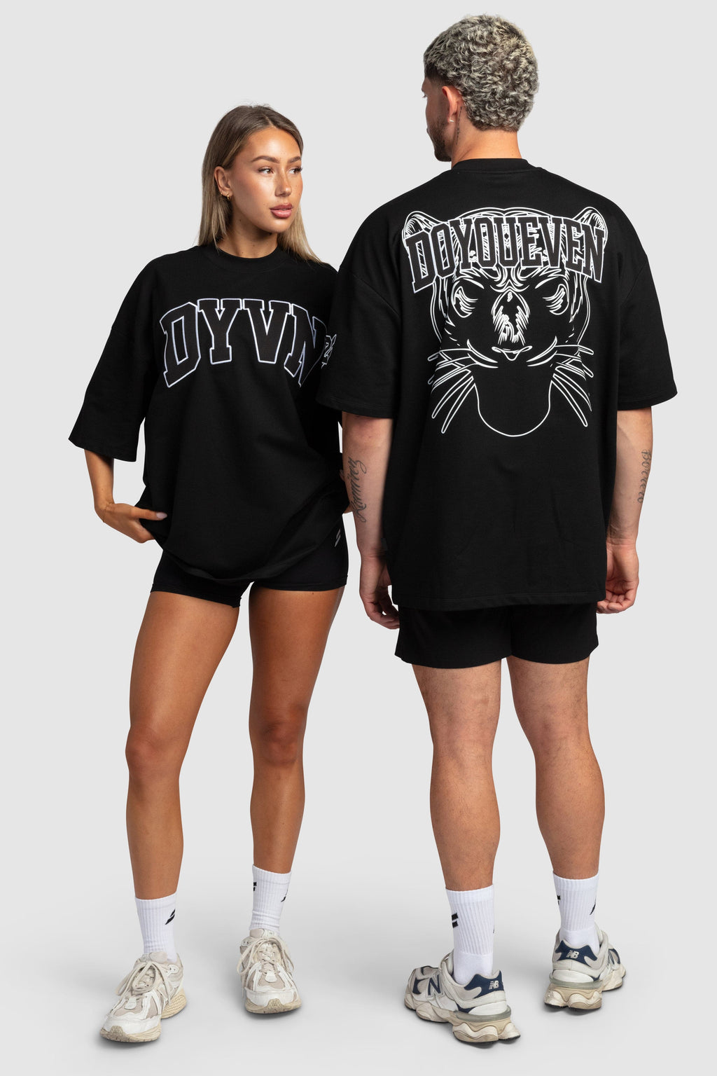 DYVN Heavyweight Oversize Tee - Black