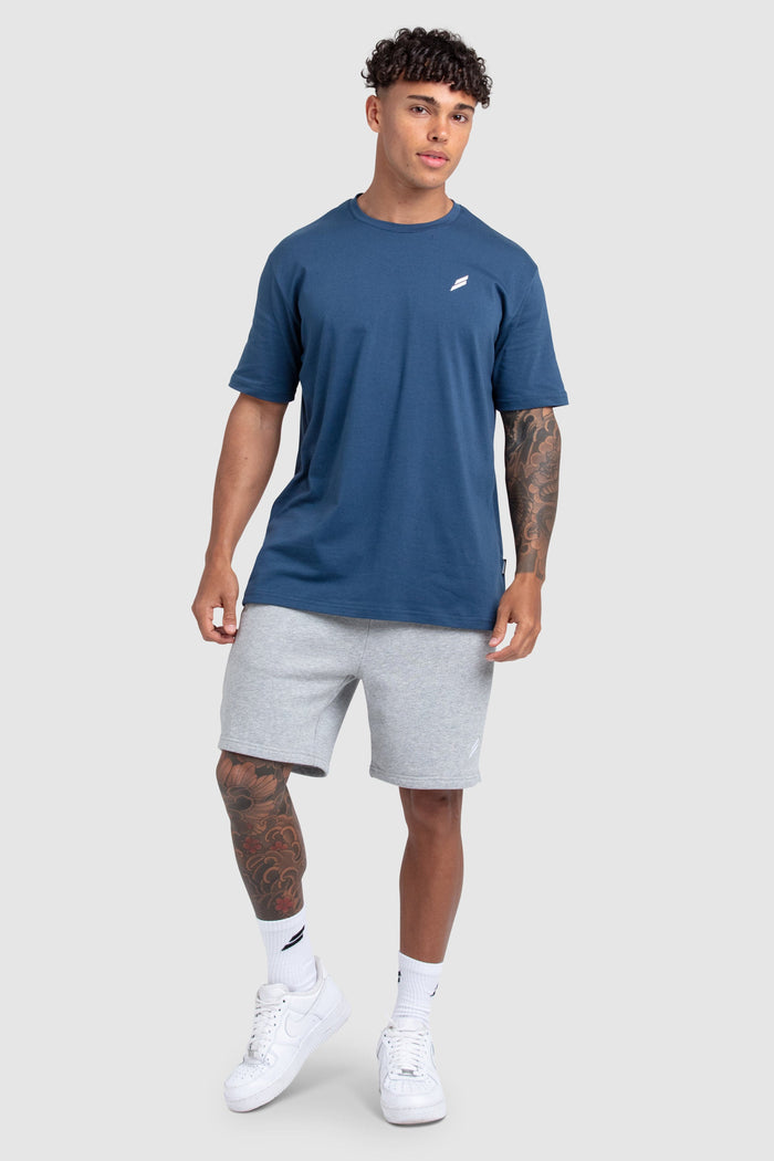 Essential Regular Fit Tee - Space Blue