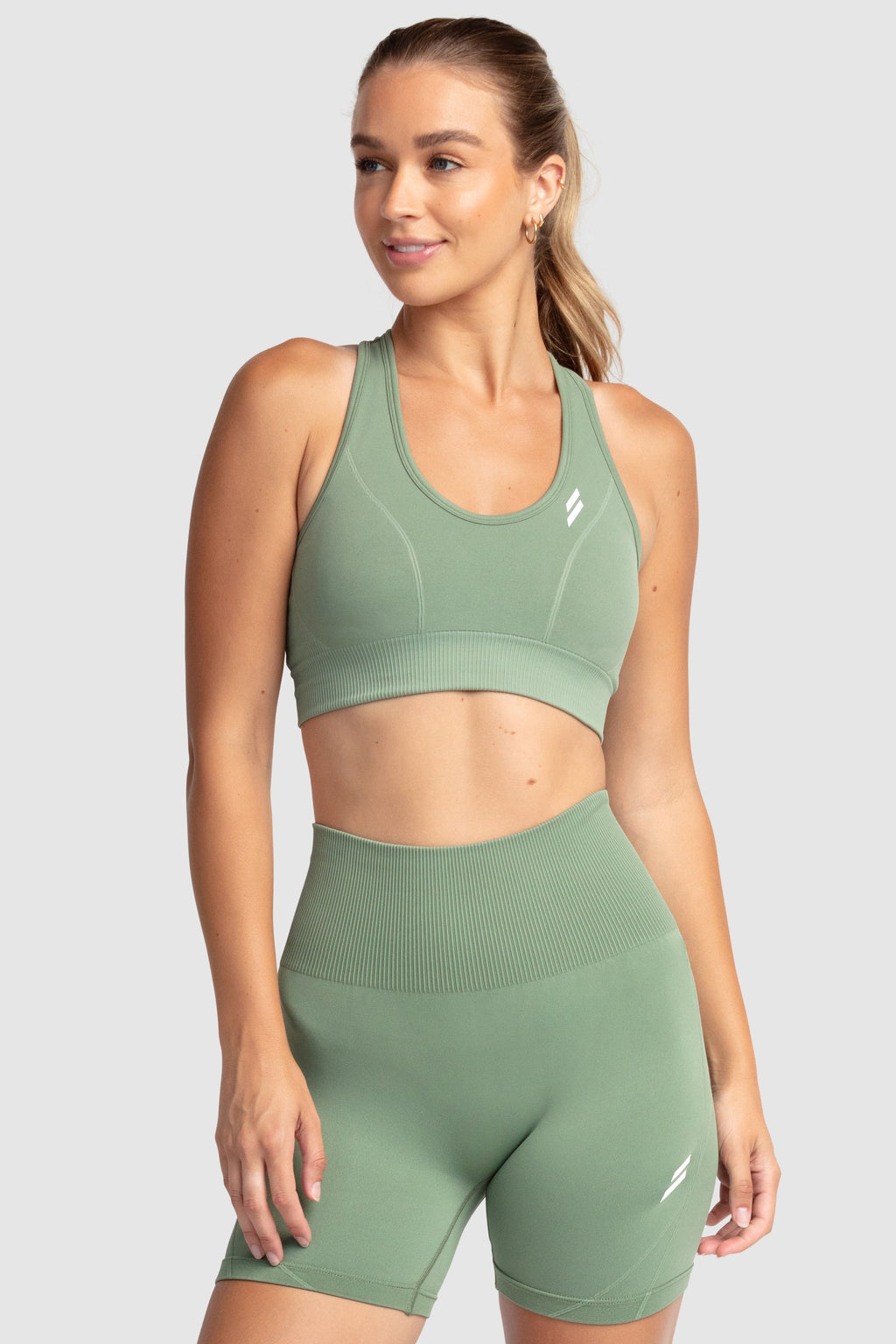 Hyperflex 2 Crop - Soft Khaki Green