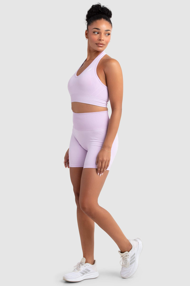 Hyperflex 2 Halter Neck Crop - Lilac – DOYOUEVEN
