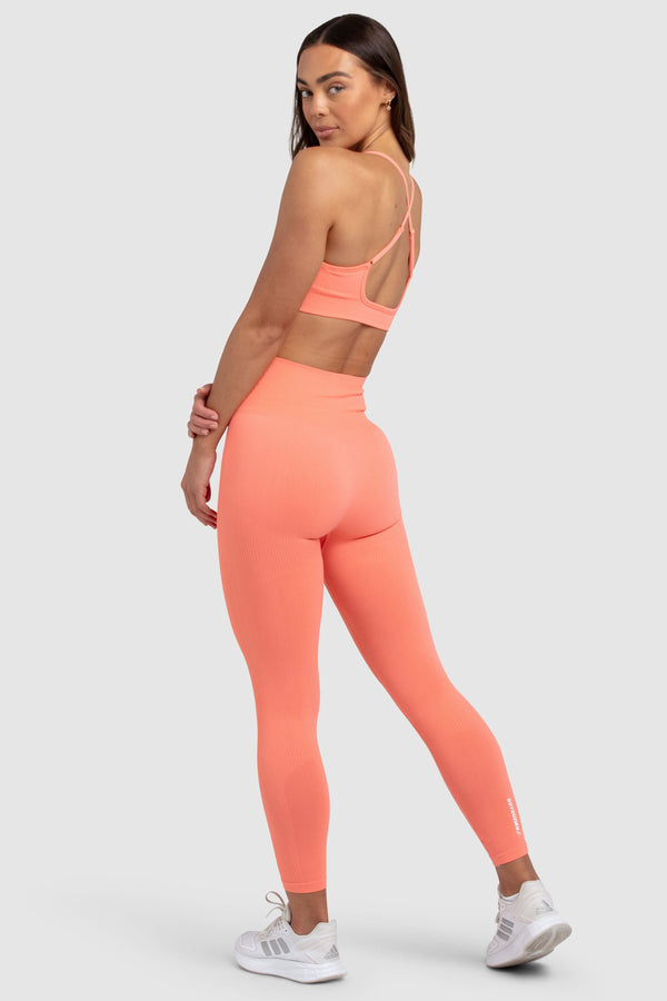 Impact Solid Leggings - Peach – DOYOUEVEN