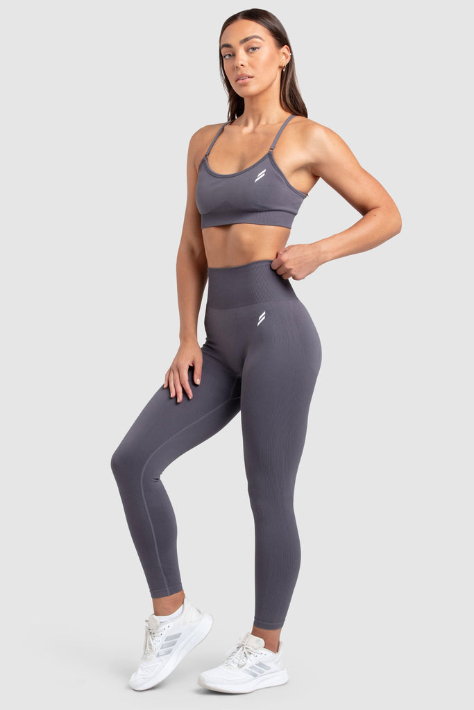 Impact Solid Leggings - Storm Grey – DOYOUEVEN