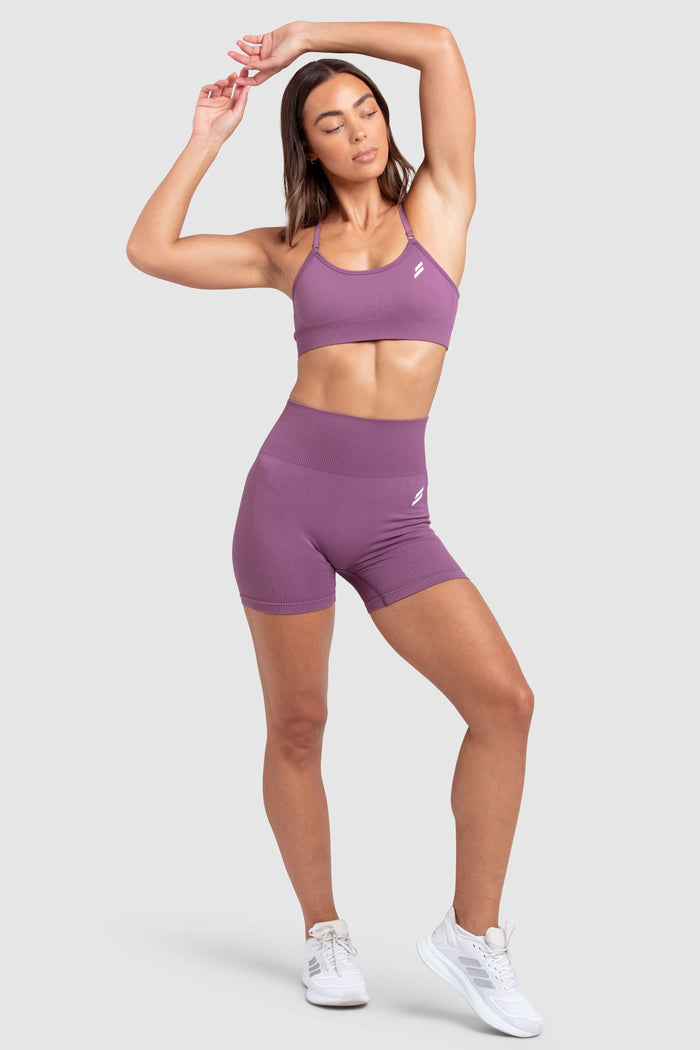 Impact Solid Shorts - Mauve Purple