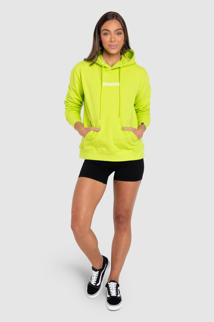 Origin Urban Hoodie - Neon Yellow (Men's Oversized Fit)