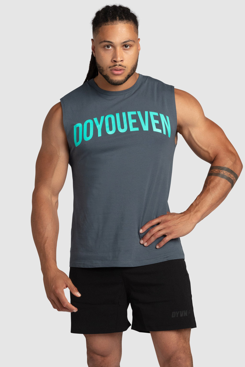 Power Muscle Tank - Charcoal