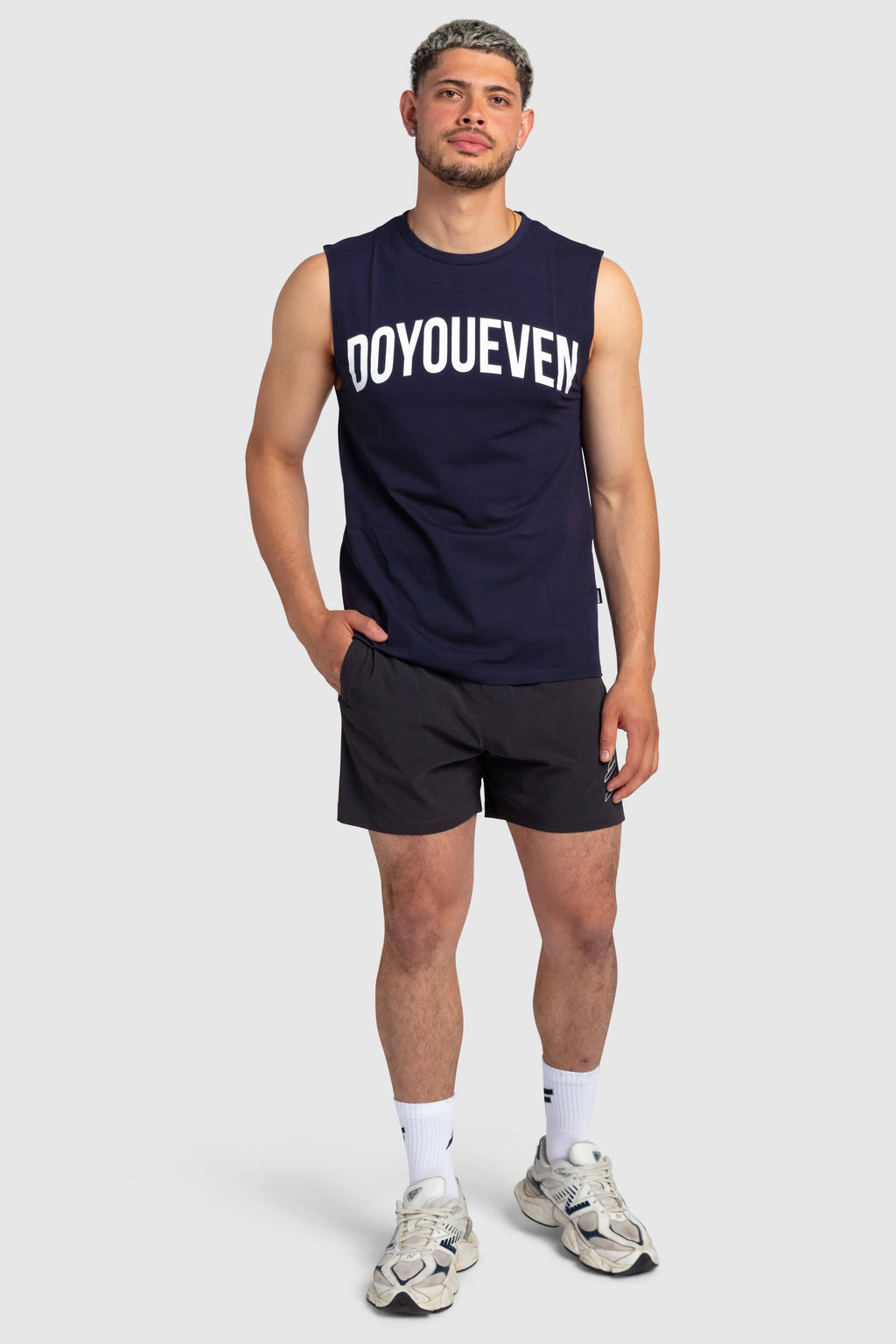 Power Muscle Tank - Navy