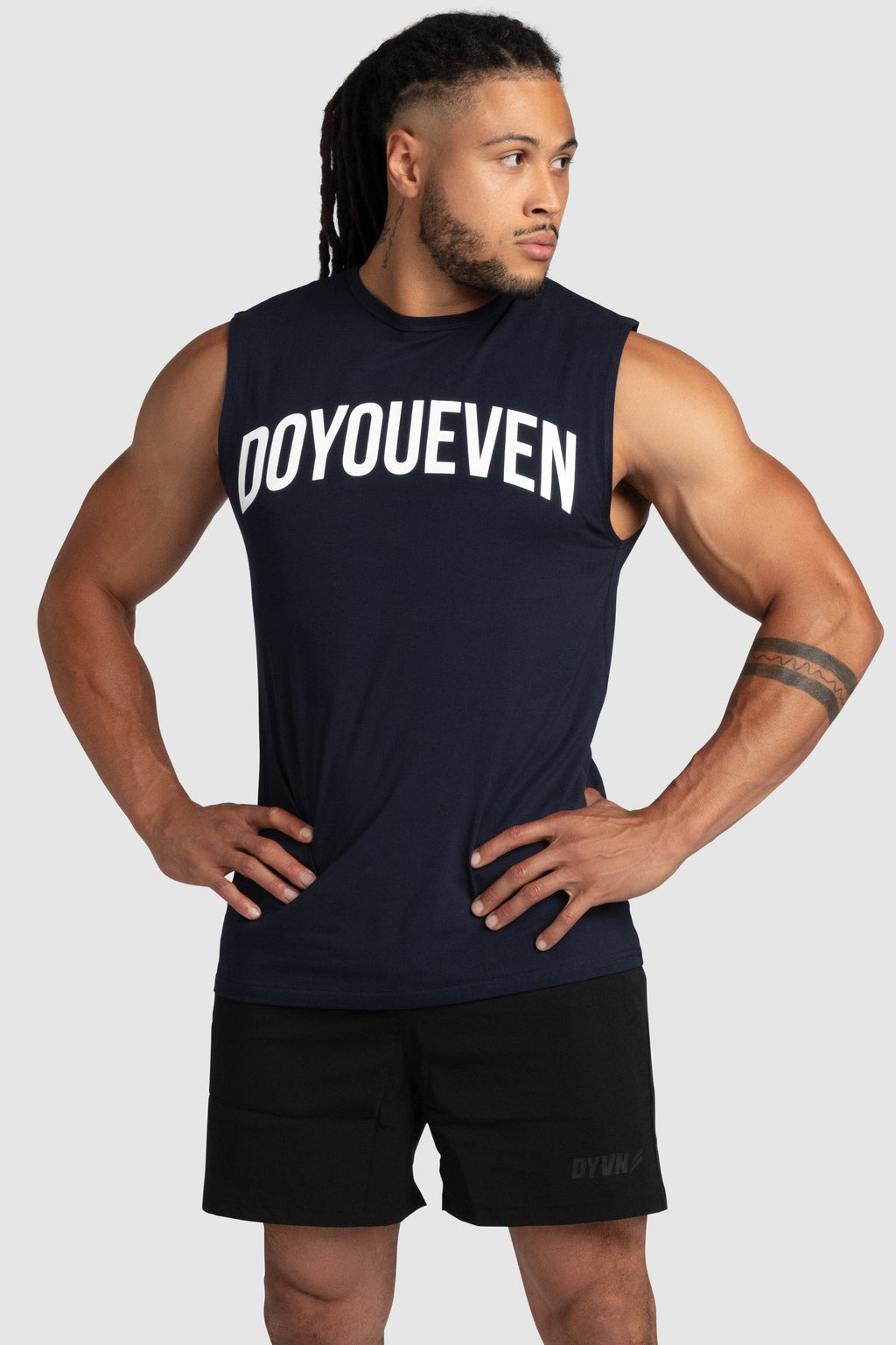 Power Muscle Tank - Navy
