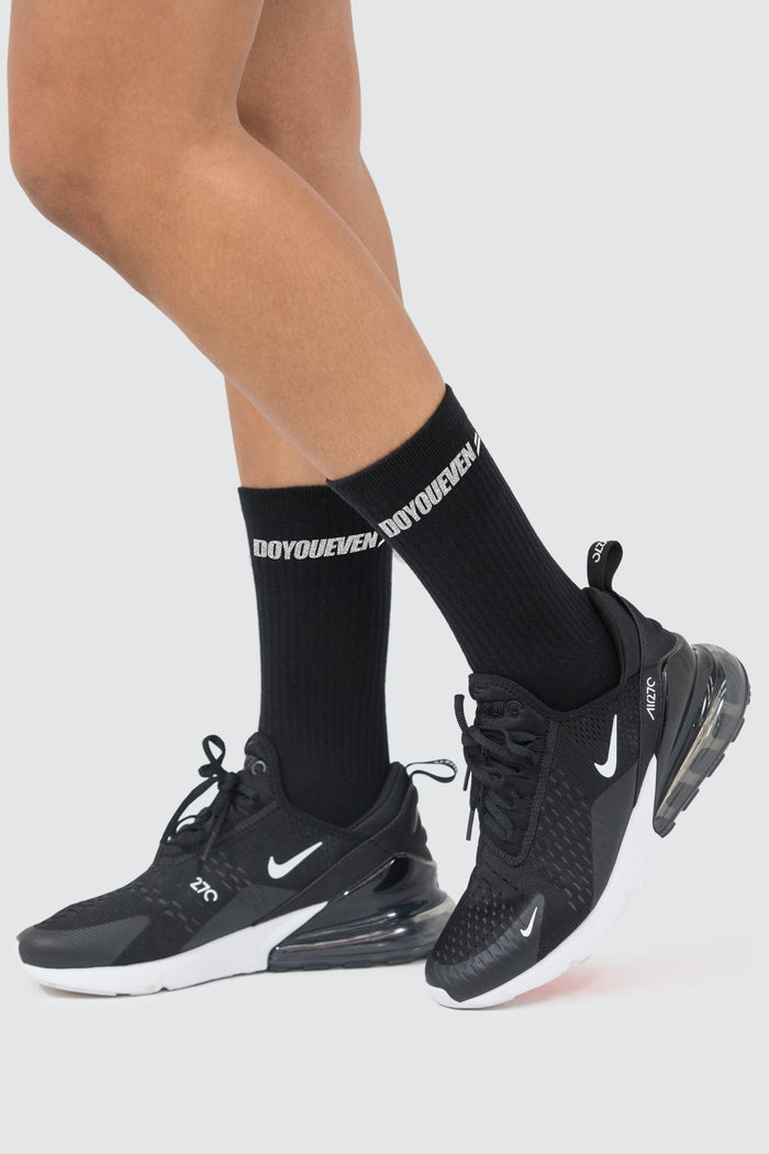 Prime Crew Socks 2pk - Black