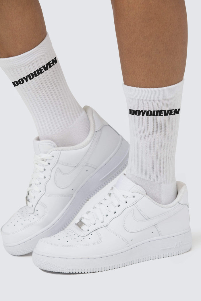 Prime Crew Socks 2pk - White