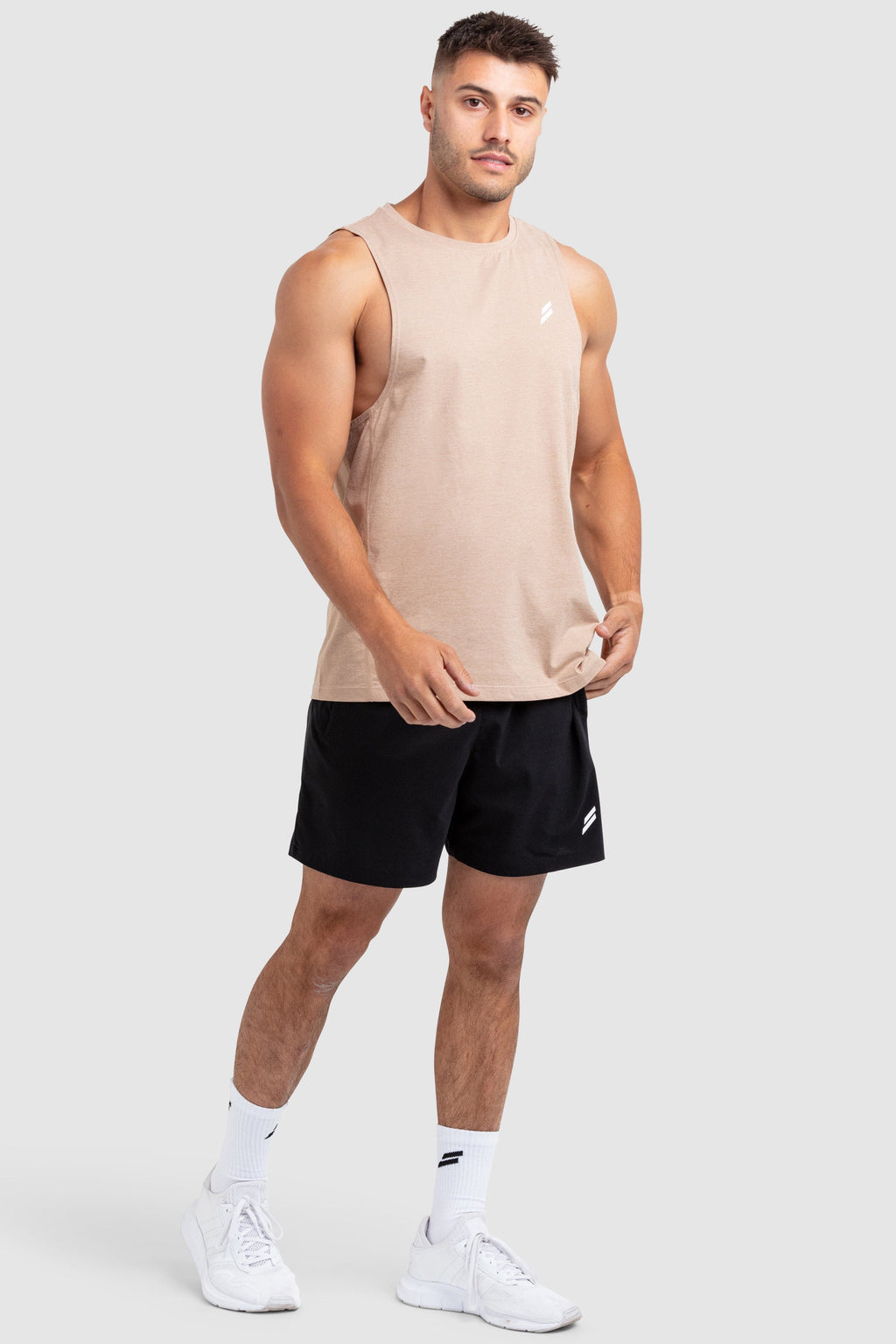 Puremotion Muscle Tank V3 - Light Taupe