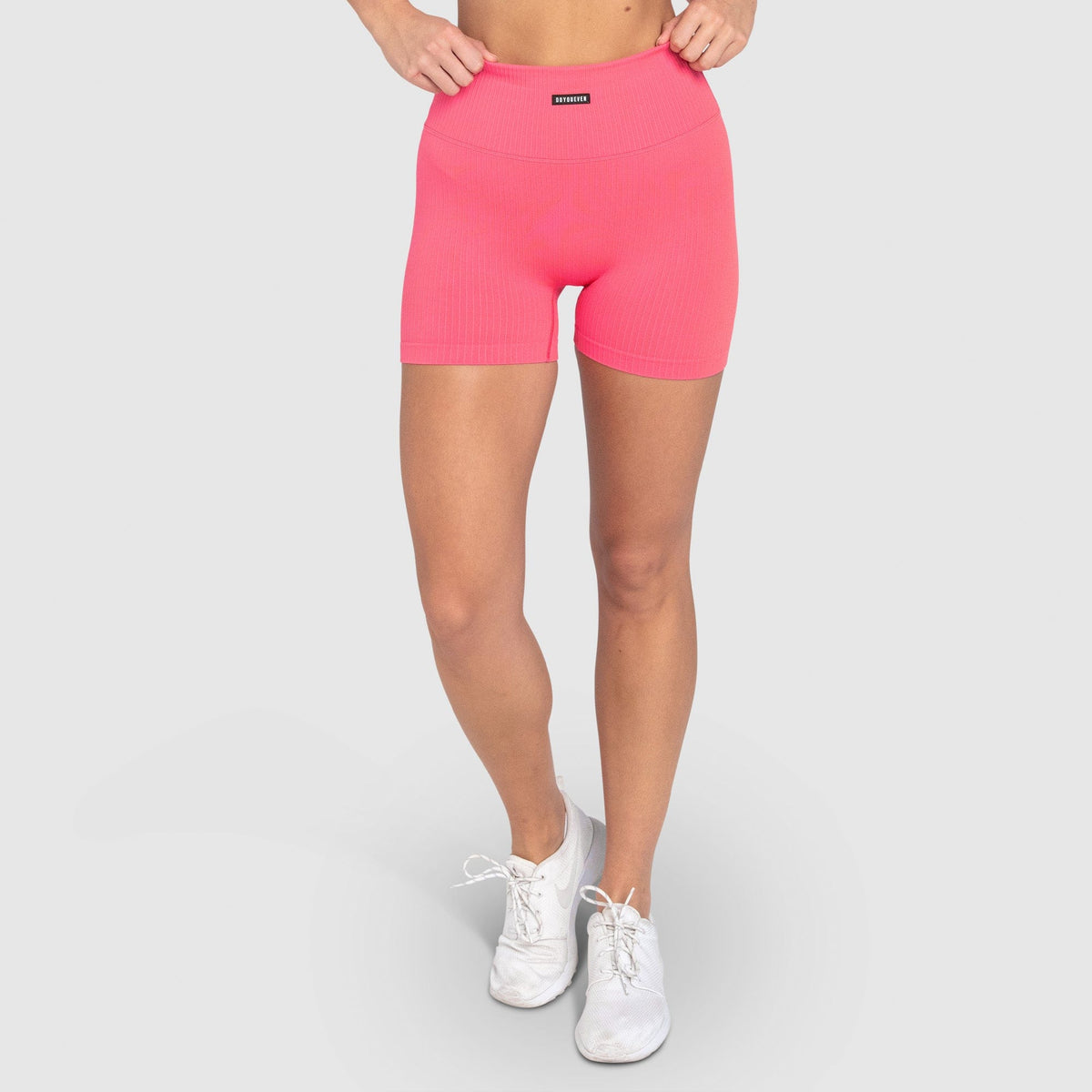 Ribbed Seamless Shorts - Watermelon Pink – DOYOUEVEN