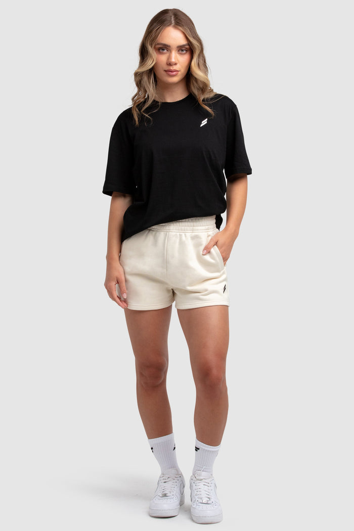 Women's Essential Cotton Shorts - Cream