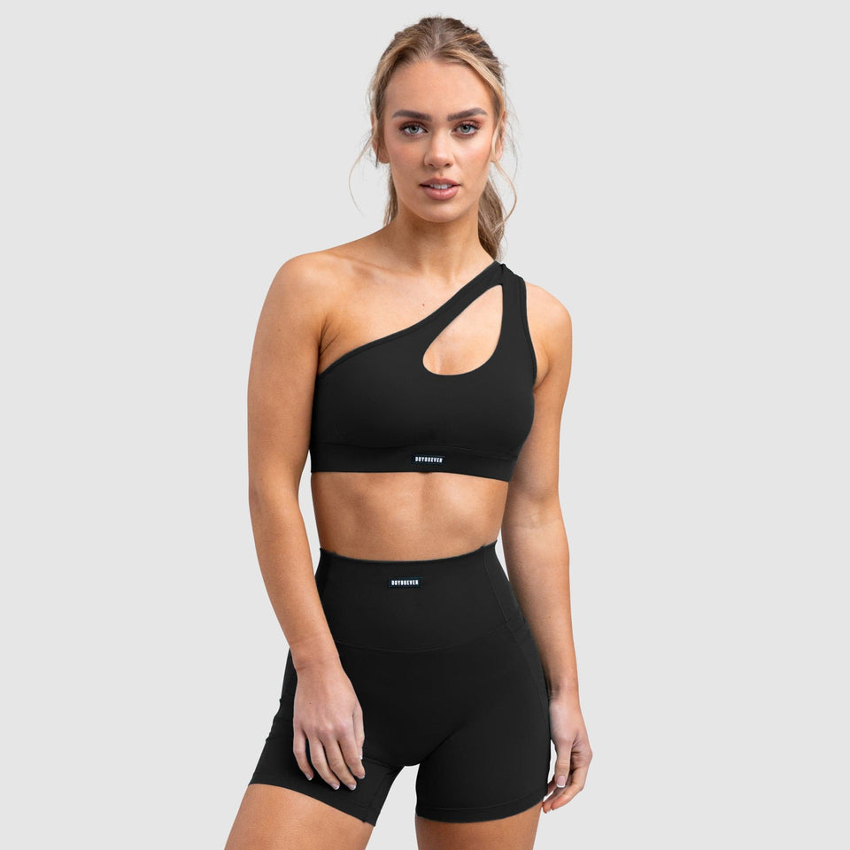 Look Feel Fabulous In One Shoulder Sports Bras: Rib High - Temu