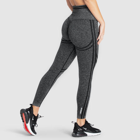 Scrunch Seamless Leggings, Black