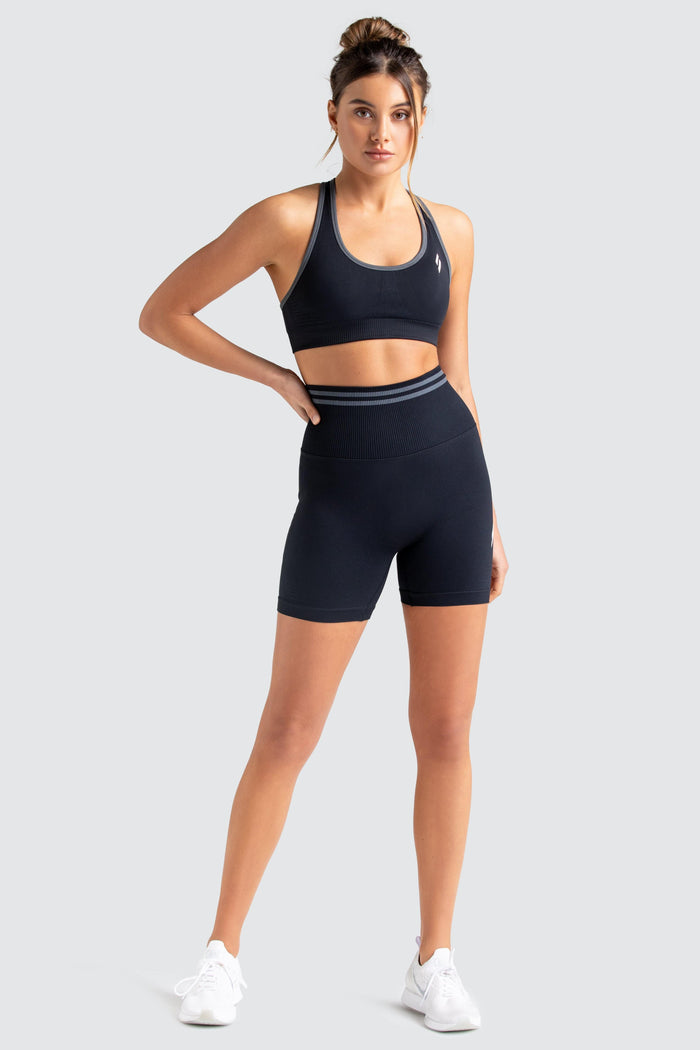 DYE Scrunch Seamless Shorts - Jet Black – DOYOUEVEN