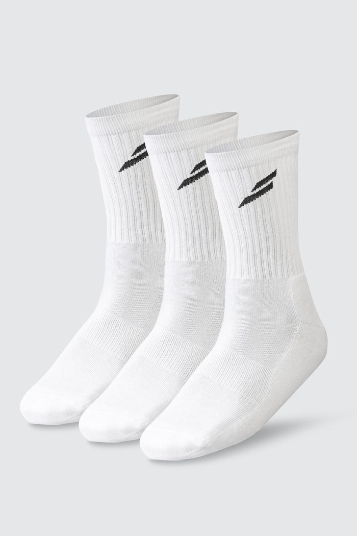 Mark Crew Socks 3pk - White