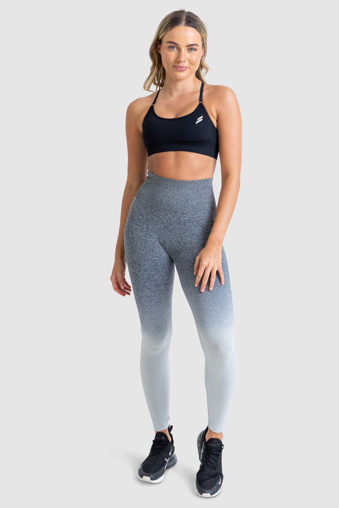 Ombre Scrunch Seamless Leggings - Grey – DOYOUEVEN