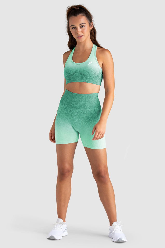Ombre seamless crop top sale