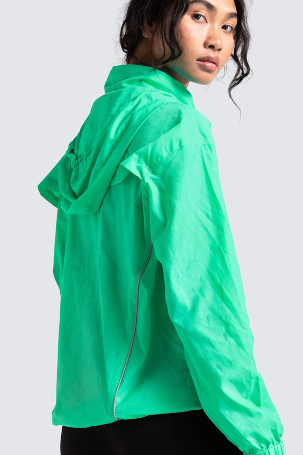 Unisex Marked Running Jacket Teal DOYOUEVEN